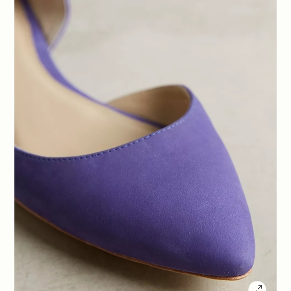 Guilhermina Suede Ankle-Tie Flats 9M - Picture 3 of 12